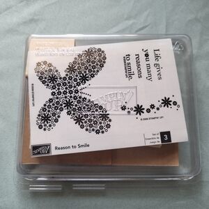 Stampin' Up! Reason To Smile Stamps. 2006. New In Package